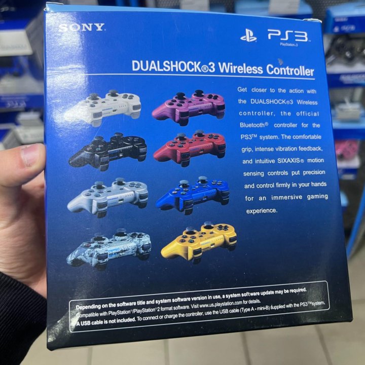 Джойстик ps3 с гироскопом