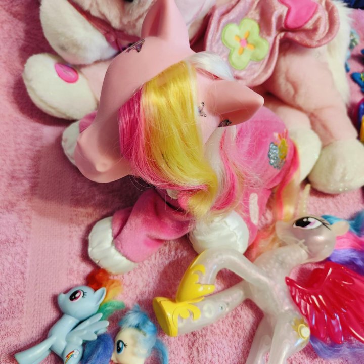 Игрушки пони лошадки my little pony пакетом