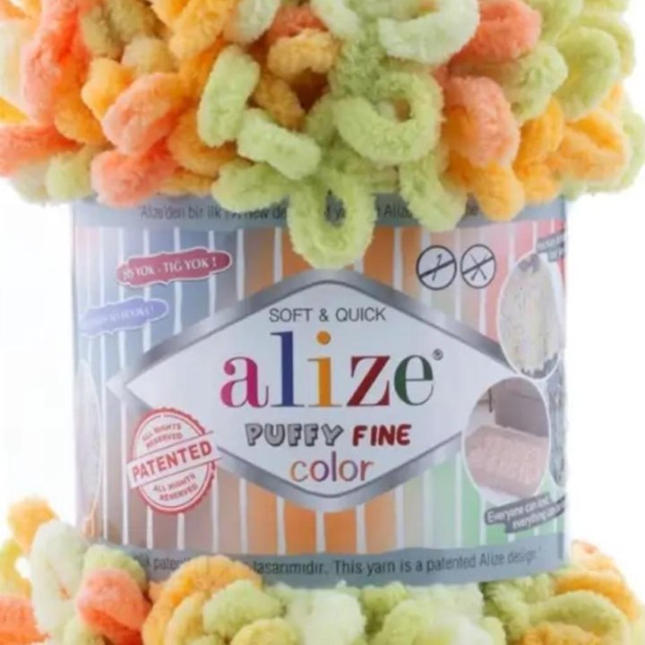 Пледы из Alize puffy