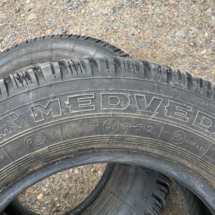 2шт. 175/70 R13 MEDVED ЗИМА