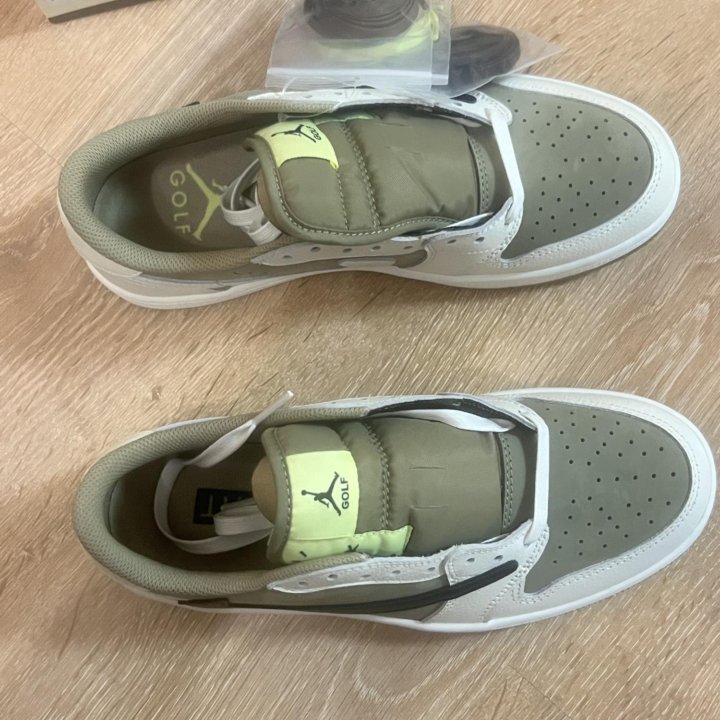 Air Jordan 1 low travis scott neutral golf