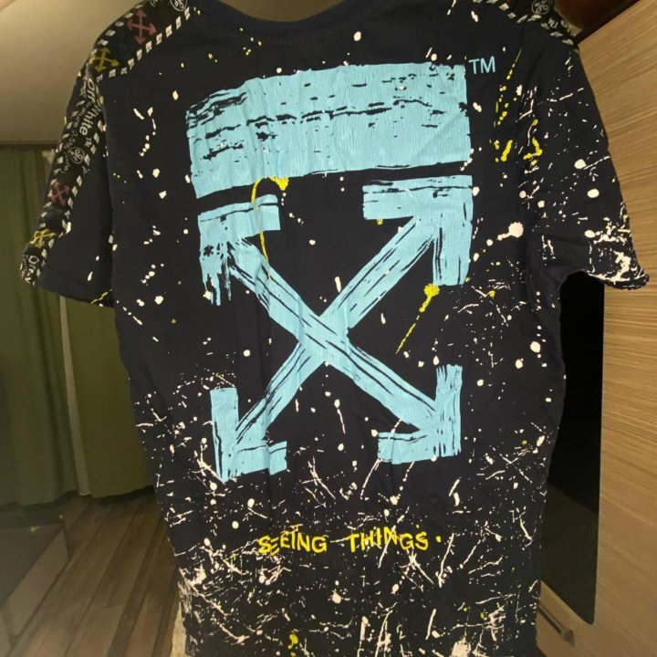 Футболка off white xl мужская