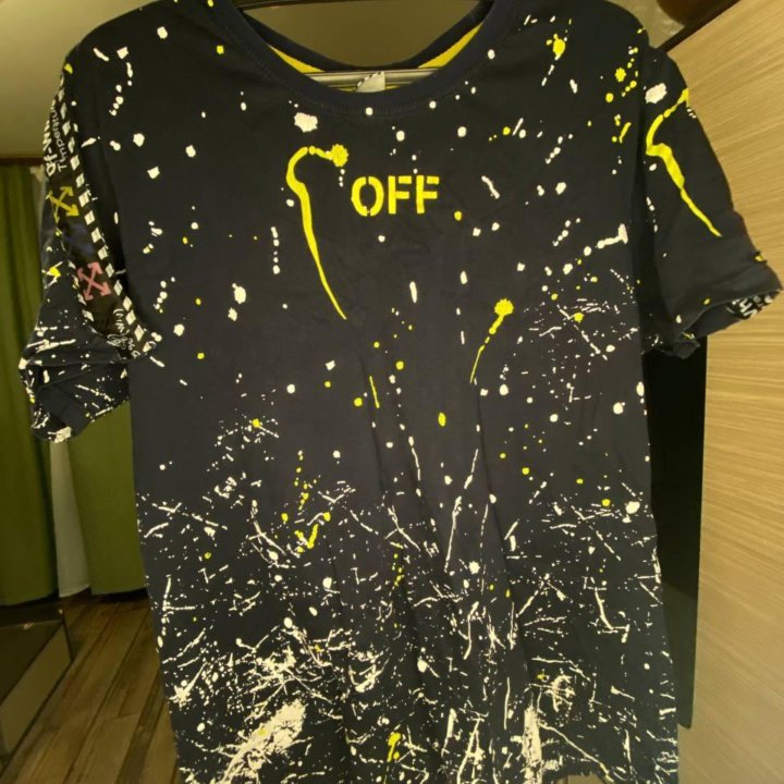 Футболка off white xl мужская