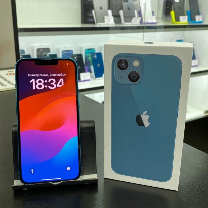 Apple IPhone 13 - 128Gb, Face ID, Blue. Как новый!