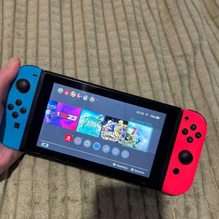 Nintendo switch второй ревизии.