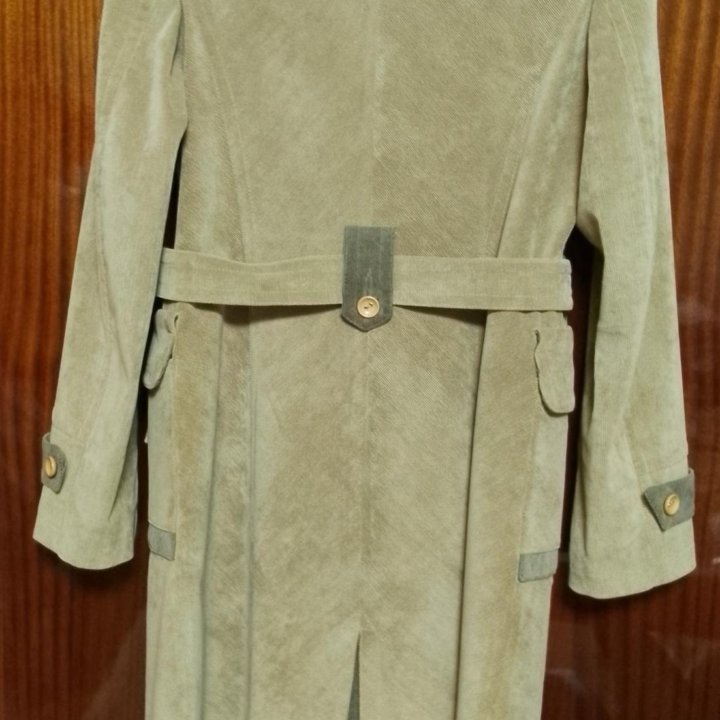 плащ микровельвет