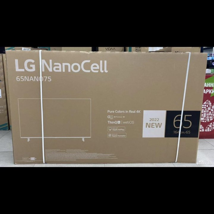 Телевизор LG 65nano 756qa 65 дюймов новый