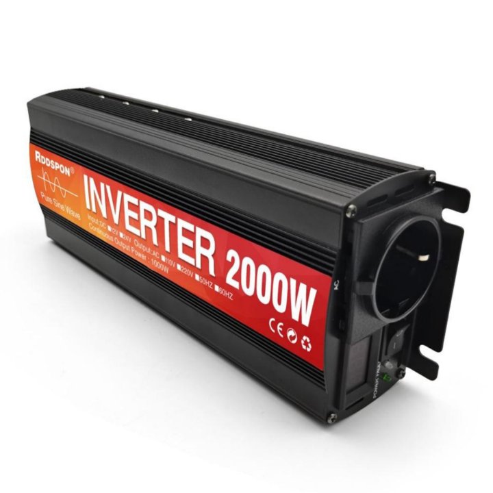 Инвертор напряжения 12V-220V 2000W Чистый синус