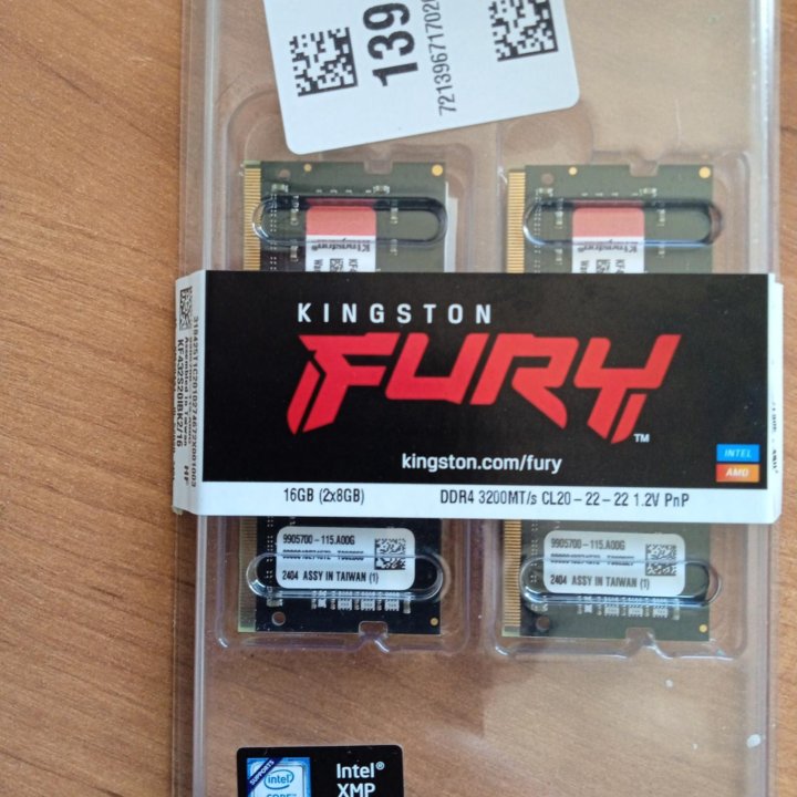 Kingston sodimm ddr4-3200 2*8gb