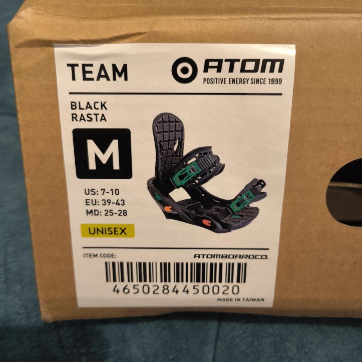 Крепления atom team black