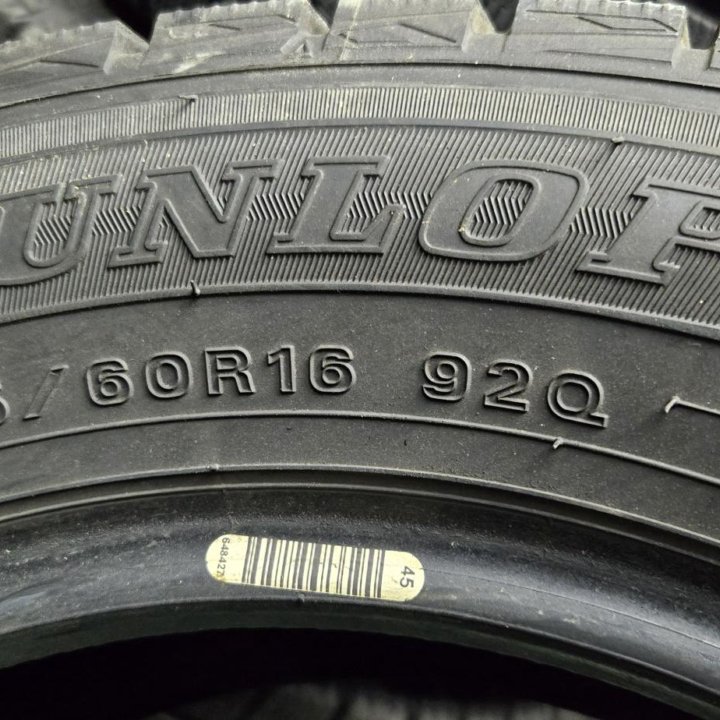 2шт.205/60/16 Dunlop WinterMaxx 02 (2019 год)