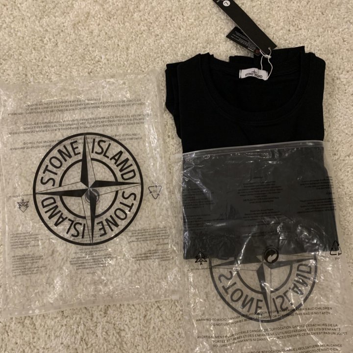 Свитшоты мужские Stone Island L черная M Белая