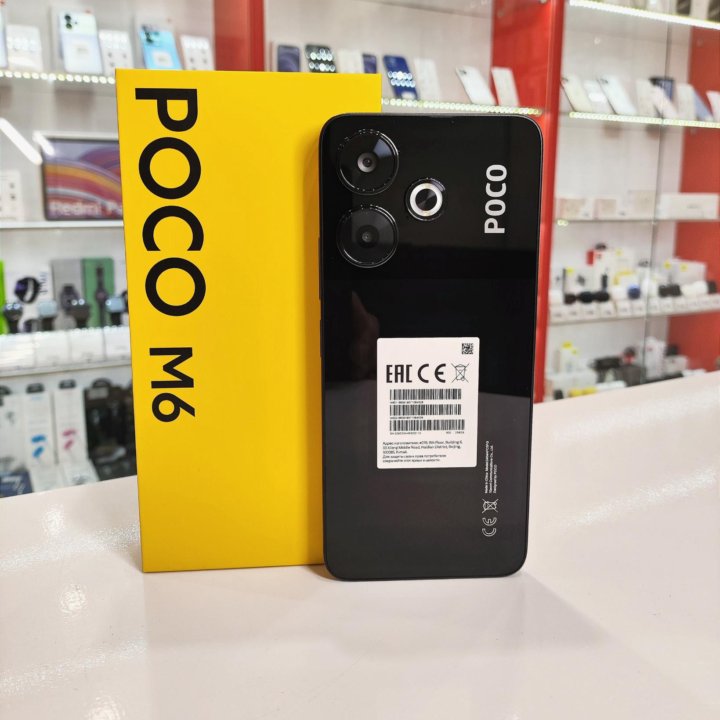 Xiaomi Poco M6, 8/256 ГБ.Новый Гарантия 1 год!.