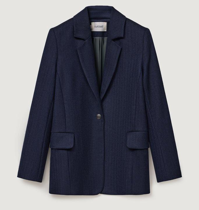 Жакет 5 o'Coat Derby Navy синий пиджак шесть