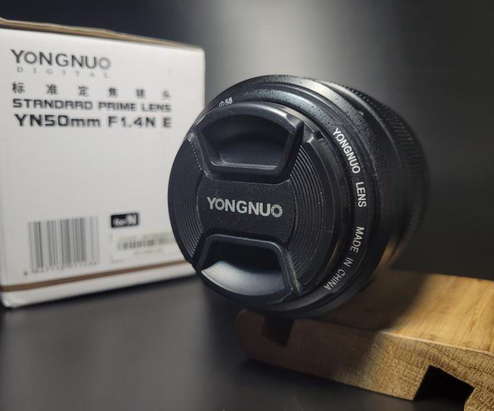 Фотоаппарат Объектив Yongnuo YN50MM F1.4NE Для Никона