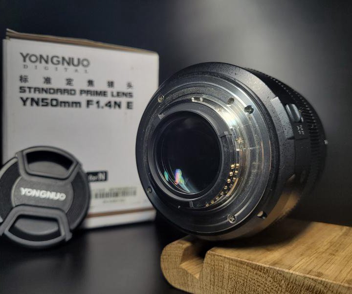 Фотоаппарат Объектив Yongnuo YN50MM F1.4NE Для Никона