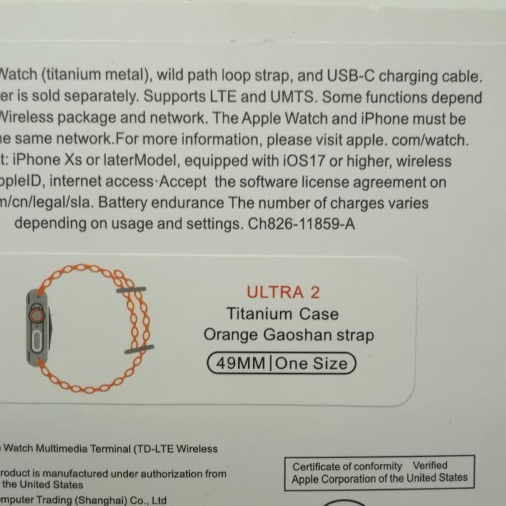 Смарт часы Apple Watch ultra 2 49mm