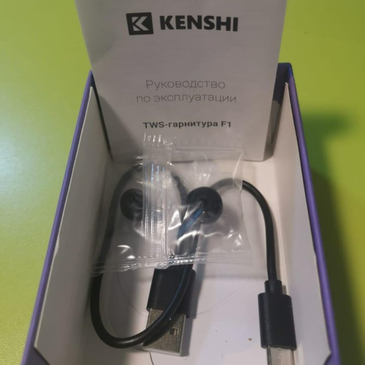 Наушники TWS Kenshi F1 черный(215127)