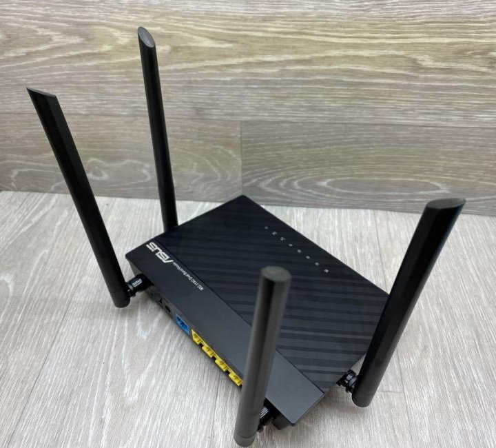 Wi-Fi роутер ASUS RT-AC1200 V2, AC1200, черный