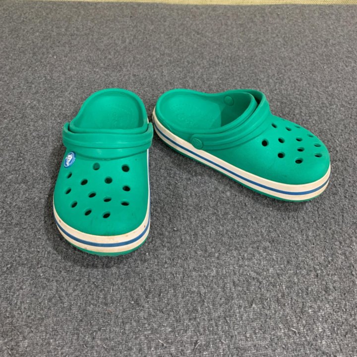 Резиновые шлепки сабо, Crocs, р.28