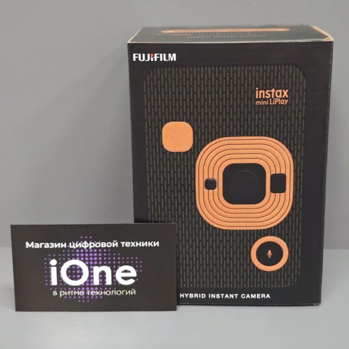 Fujifilm Instax Mini LiPlay (Черный/Новый)