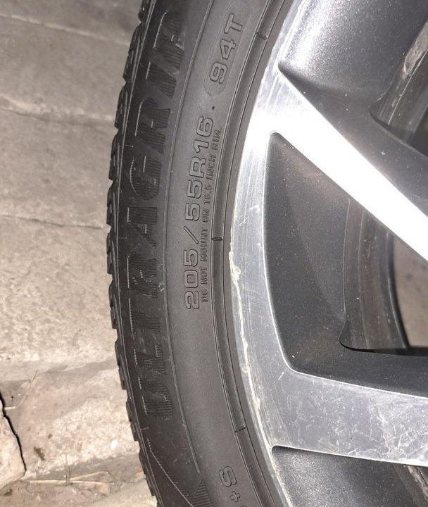 Шина(4шт) Goodyear UltraGrip Ice 2 205/55 R16 94T