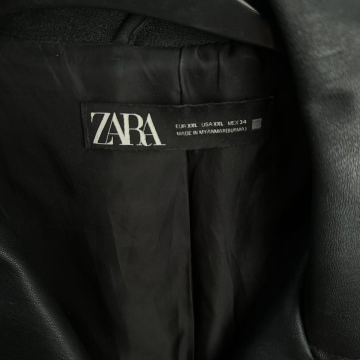 Кожаная куртка Zara