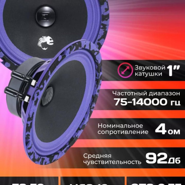 Динамики DL AUDIO 16.5см