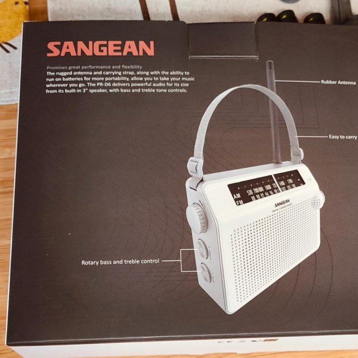 Радиоприемник Sangean PR-D6 СВ/УКВ AM/FM