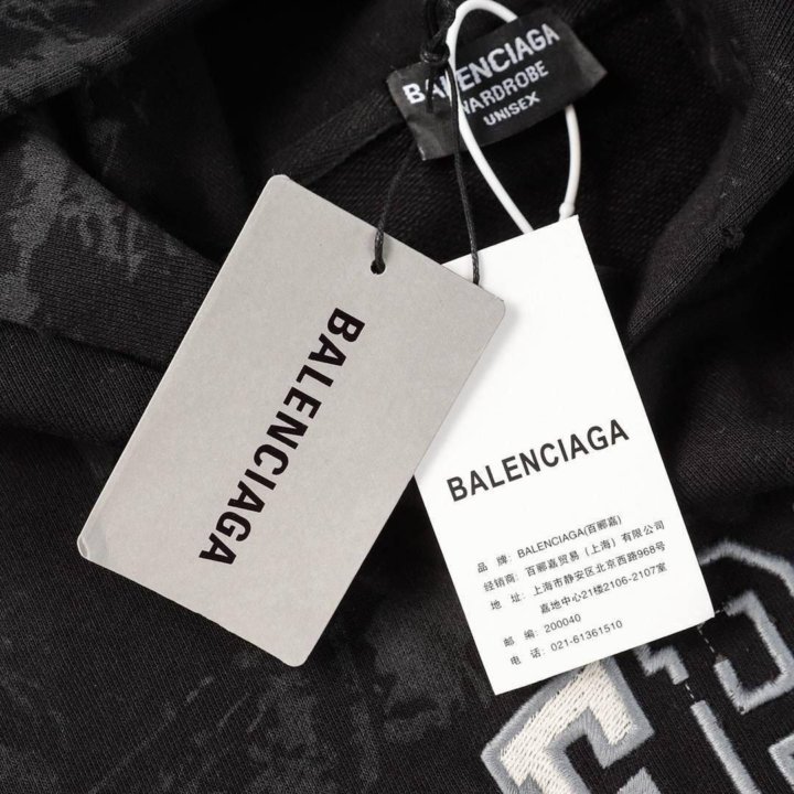 Худи BALENCIAGA BERKIND UNISEX