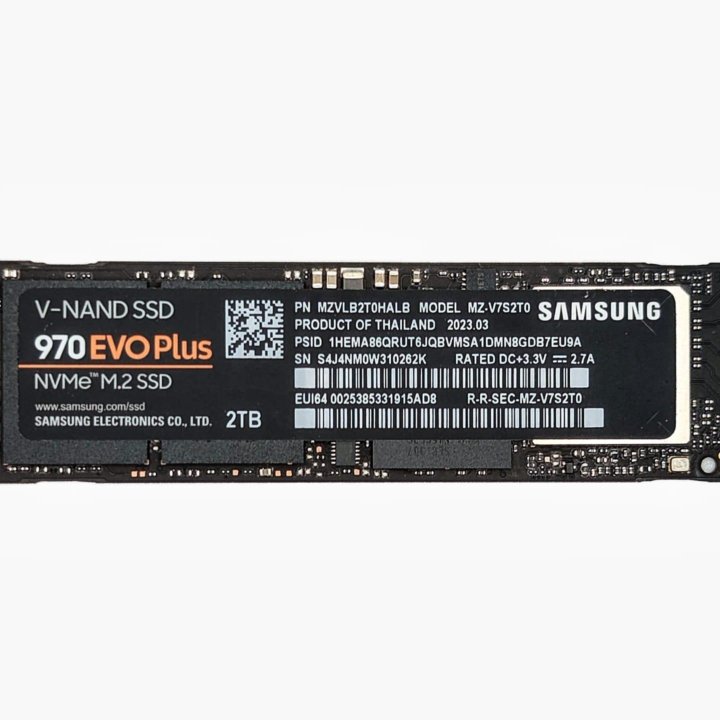 SSD Samsung 970 evo plus 2tb