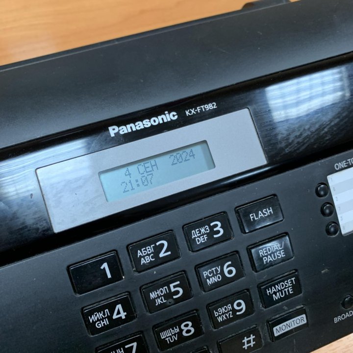 Факс panasonic kx-ft982