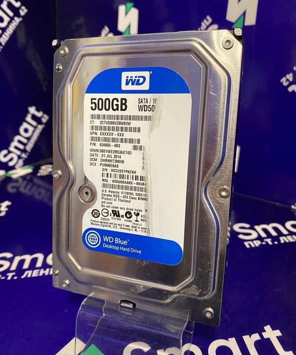 Жесткий диск 500GB WD Blue