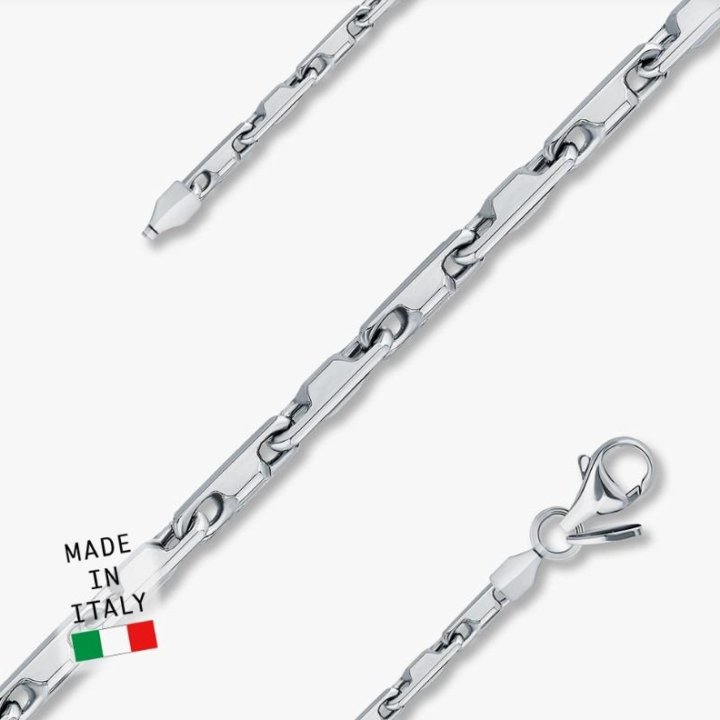 Серебряная Цепочка Made in Itali