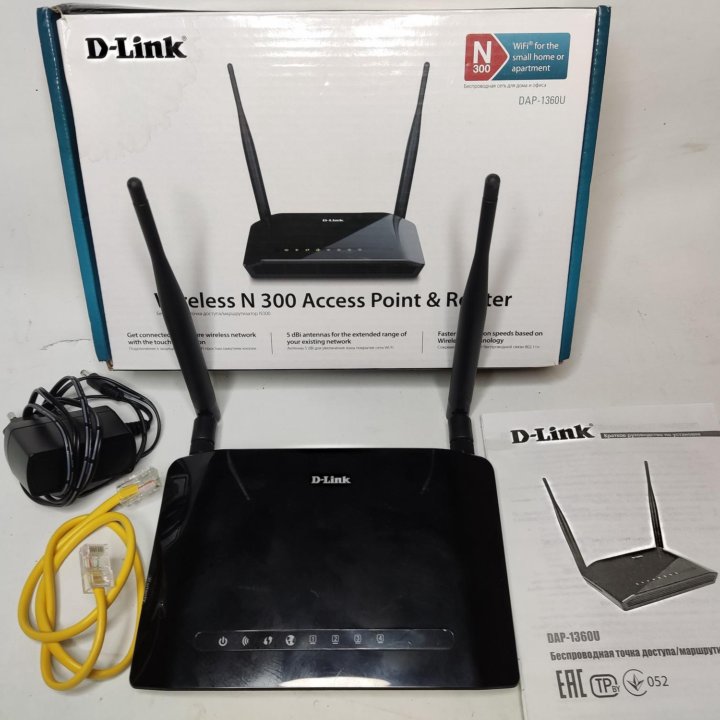 Wi-Fi роутер D-Link DAP-1360U