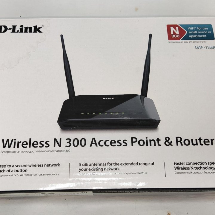 Wi-Fi роутер D-Link DAP-1360U