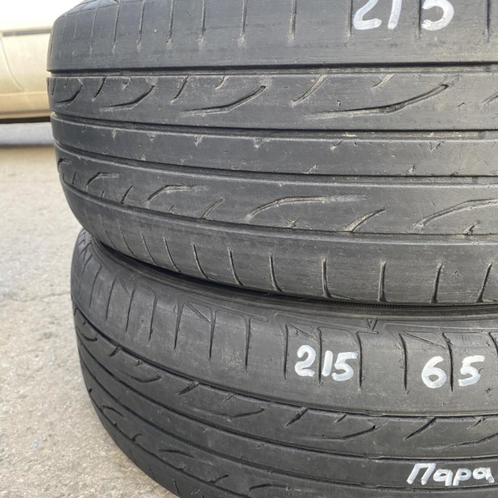 215/65/16 пара лето Dunlop