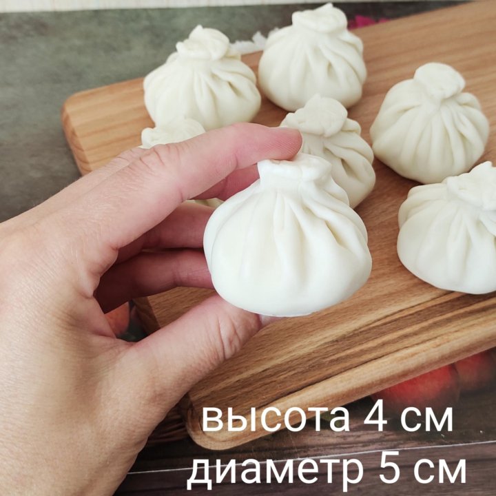 Мыло ручной работы, хинкали