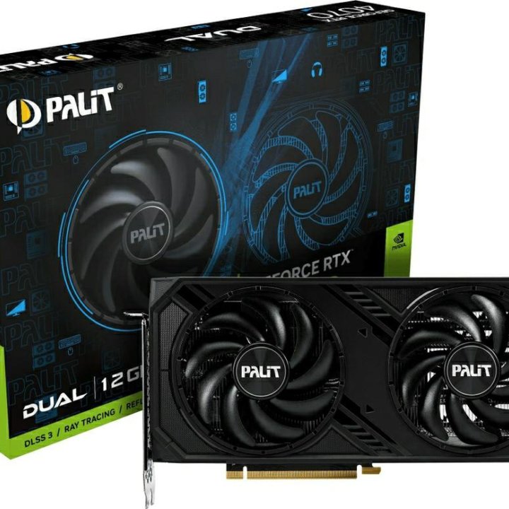 Мощная Palit GeForce RTX 4070 Dual