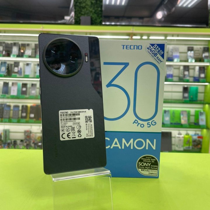 Tecno Camon 30 Pro 5G 12/512Gb 50Мп 5000mAh 6.8