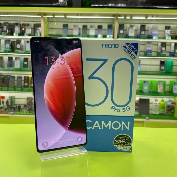 Tecno Camon 30 Pro 5G 12/512Gb 50Мп 5000mAh 6.8