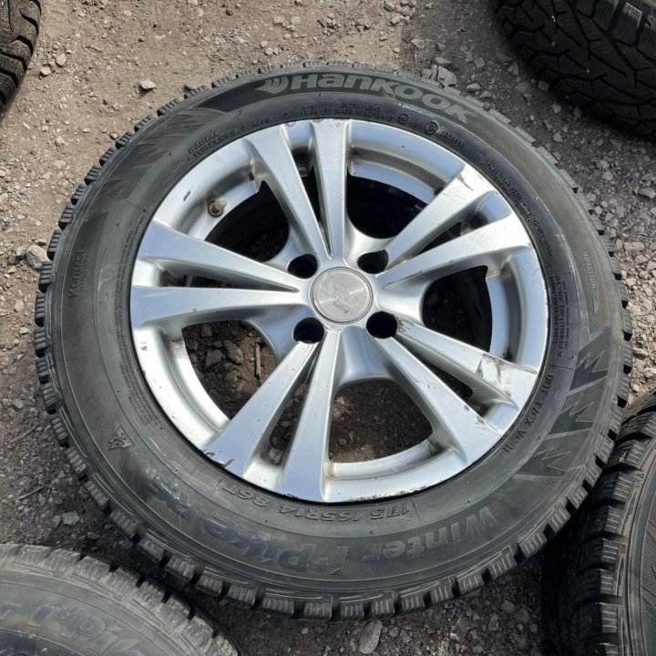 Литые Диски R14 SRD 4x98 Ваз + Зима Hankook 175/65