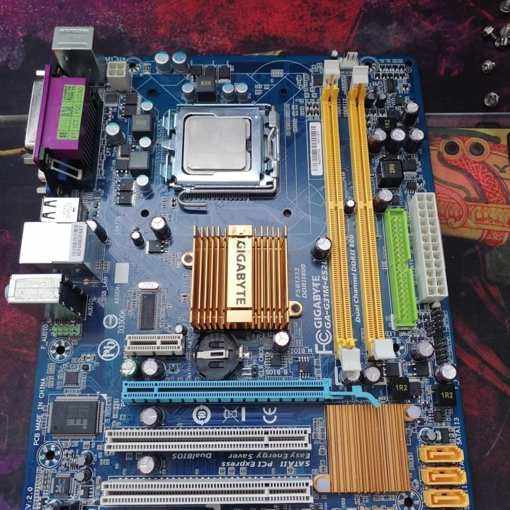 Материнская плата и процессор lga 775