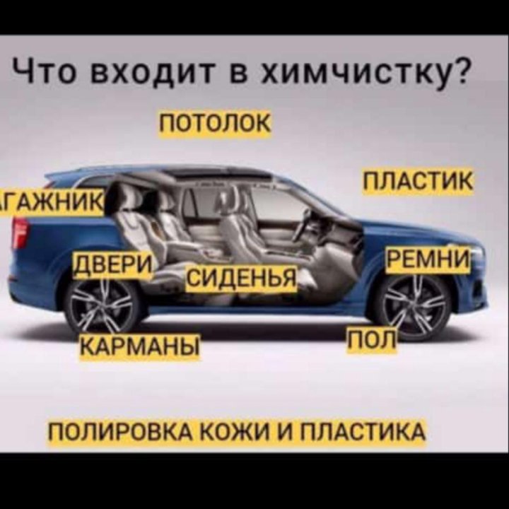 Химчистка автомобилей