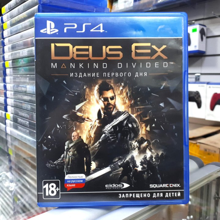 Deus EX Mankind Divided PS4 бу русская обложка