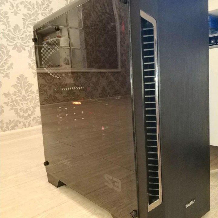 Корпус zalman s3 + 6 вентилятора