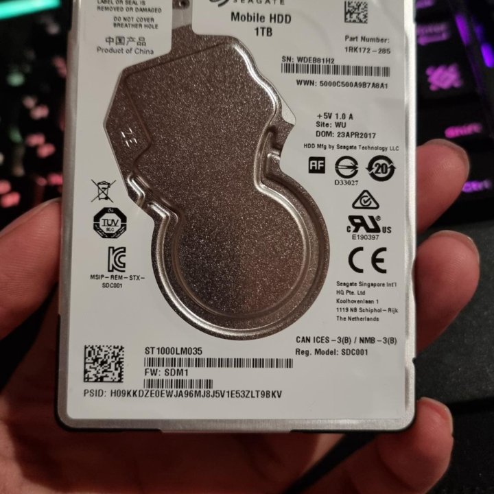 Жесткий диск для ноутбука Seagate 1TB