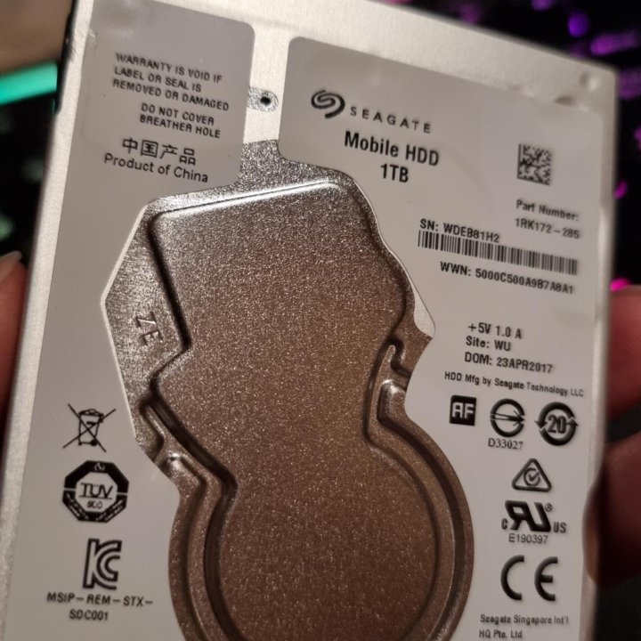 Жесткий диск для ноутбука Seagate 1TB