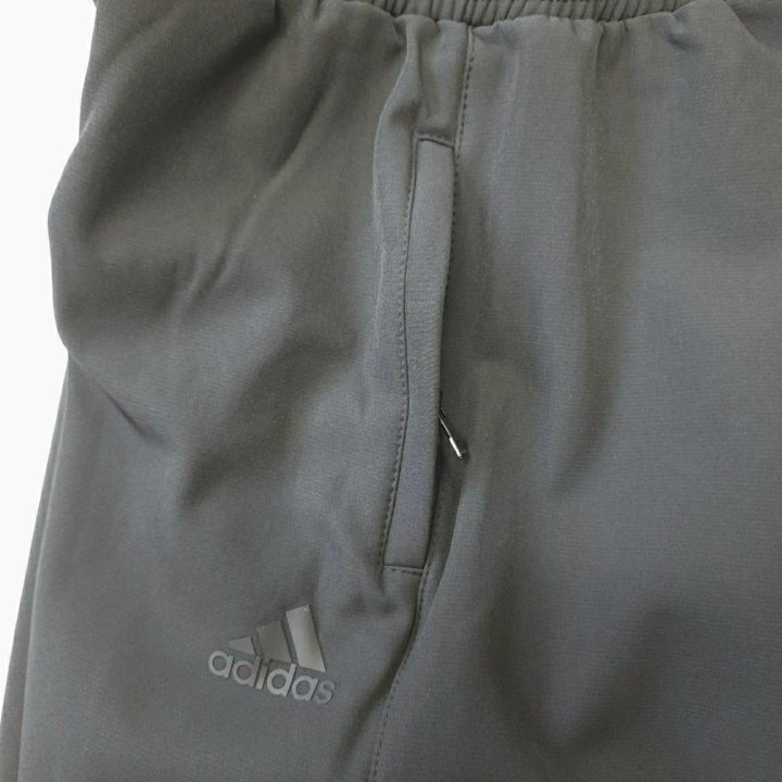 Брюки утеплённые Adidas артикул 6049 чёрный