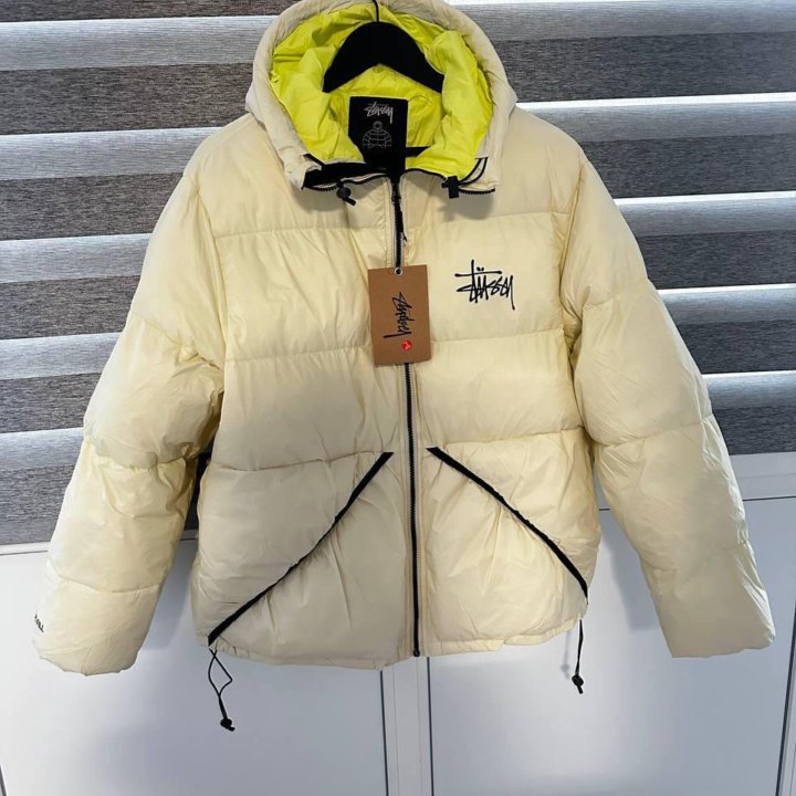 Куртка Stussy Micro Ripstop parka Bone